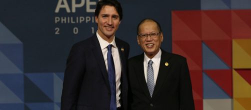 Canadian PM Justin Trudeau with Asian leader [Image Credit: Radio Television Malacañang/Wikimedia]