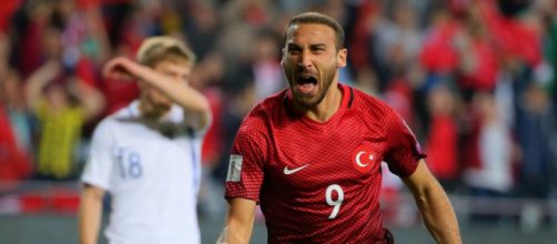 Cenk Tosun, attaccante del Besiktas che piace alla Juventus