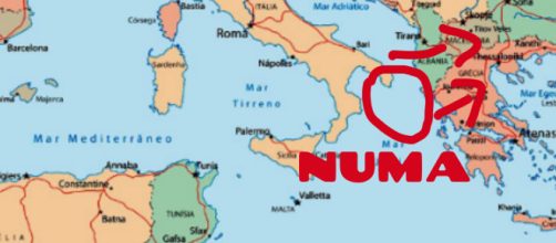 Il ciclone Numa si trova sul Salento.