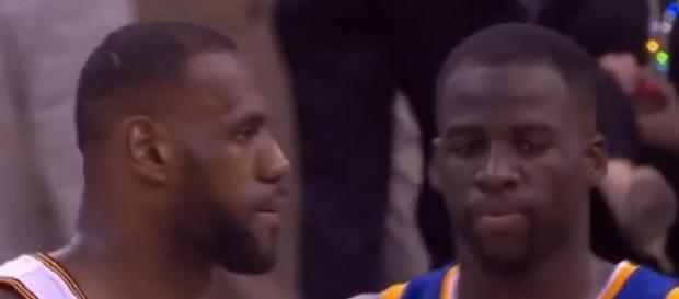 LeBron James and Draymond Green do not always see eye to eye (Image Credit: Krix/YouTube) LeBron James and Draymond Green do not always see eye to eye (Image Credit: Krix/YouTube)