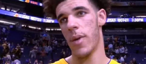Lonzo Ball is averaging 9.0 points, 6.9 assists and 6.6 rebounds (Image Credit: Sports And News/YouTube) Lonzo Ball is averaging 9.0 points, 6.9 assists and 6.6 rebounds (Image Credit: Sports And News/YouTube)