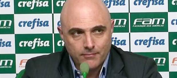Maurício Galiotte é o dono do maior cargo dentro do clube Maurício Galiotte é o dono do maior cargo dentro do clube