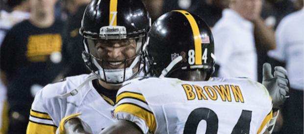 Roethlisberger and Brown connected for three touchdowns. (Flickr - Keith Allison) Roethlisberger and Brown connected for three touchdowns. (Flickr - Keith Allison)