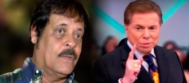 Silvio acabou ignorando o humorista - Foto: Reprodução SBT Silvio acabou ignorando o humorista - Foto: Reprodução SBT