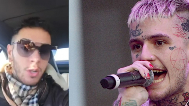 Emis Killa a sinistra, Lil Peep a destra.