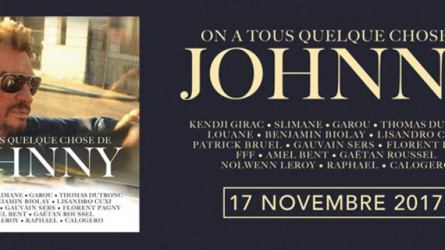 L'album de reprises de Johnny Hallyday "On a tous quelque chose de Johnny" sort aujourd'hui, 17 novembre 2017