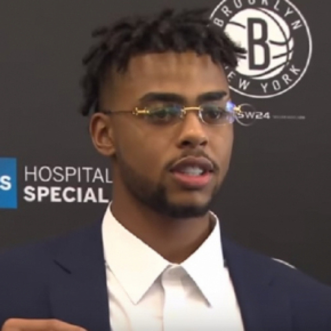 D'Angelo Russell is averaging 20.9 points per game this season (Image Credit: ESPN/YouTube)
