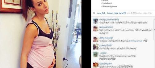 Melita Toniolo incinta, la foto su Instagram: a breve il parto