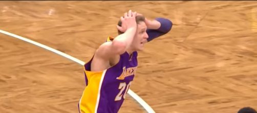 The Nets are starting to lessen the minutes of former Lakers center Timofey Mozgov -- [Chris Smoove via YouTube]