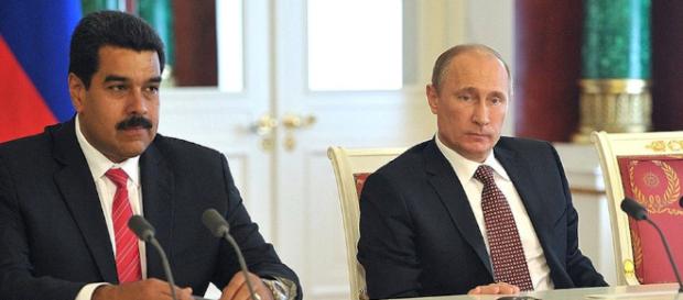 El presidente de Venezuela Nicolas Maduro y el presidente de Rusia Vladimir Putin El presidente de Venezuela Nicolas Maduro y el presidente de Rusia Vladimir Putin
