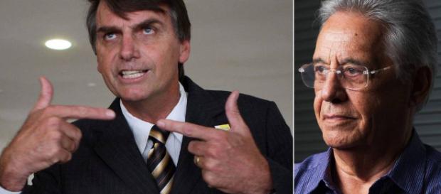 Jair Bolsonaro e Fernando Henrique Cardoso - Fotos: Gustavo Miranda/Agência O Globo/Yasuyoshi Chiba/AFP Jair Bolsonaro e Fernando Henrique Cardoso - Fotos: Gustavo Miranda/Agência O Globo/Yasuyoshi Chiba/AFP