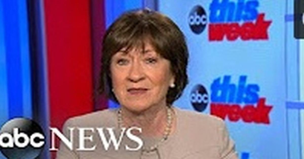 Gop Sen Susan Colliins Calls Sexual Allegations Against Trump Very