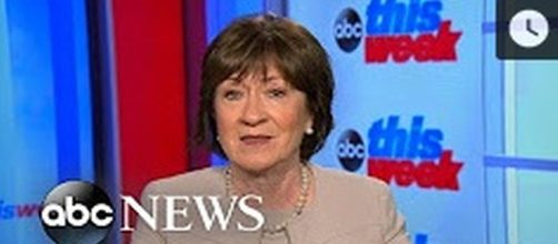 Maine GOP Senator Susan Collins. - [Image Source ABC / YouTube screencap]