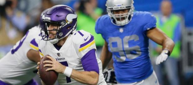 El sorpresivo,Case Keenum, está jugando a nivel de MVP en esta campaña. Vikings.com. El sorpresivo,Case Keenum, está jugando a nivel de MVP en esta campaña. Vikings.com.