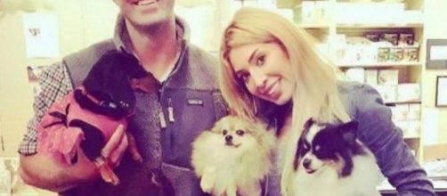 Farrah Abraham enjoys a couple of dogs. [Photo via Instagram]