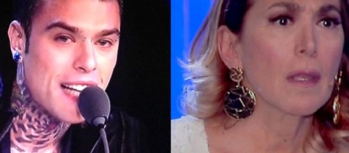 Fedez contro Barbara D'Urso durante X Factor 2017 Samuel Storm