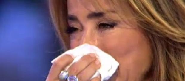 María Patiño muy preocupada por su mascota. María Patiño muy preocupada por su mascota.