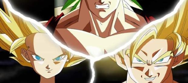 Son Goku Super Saiyan Blue vs Kale and Caulifla Son Goku Super Saiyan Blue vs Kale and Caulifla