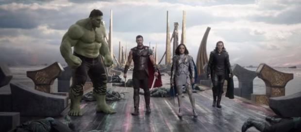 'Thor: Ragnarok' lead characters (Image Credit: Marvel Entertainment/YouTube screencap) 'Thor: Ragnarok' lead characters (Image Credit: Marvel Entertainment/YouTube screencap)