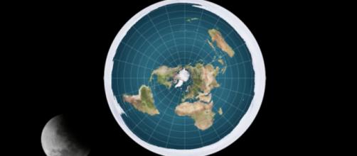 Flat-earthers believe the Earth is disc-shaped. Image via Vsauce/YouTube Channel.