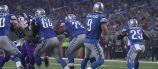 The Detroit Lions face the Minnesota Vikings on Thanksgiving Day. [Image via OnePride TV/YouTube]