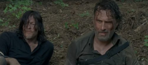Rick and Daryl in 'TWD' 8x05 / [Image via Jesus, YouTube screencap]