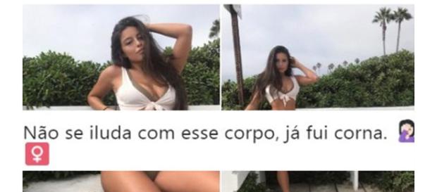 Ela acabou recendo uma resposta inesperada (Foto: Captura/Facebook) Ela acabou recendo uma resposta inesperada (Foto: Captura/Facebook)