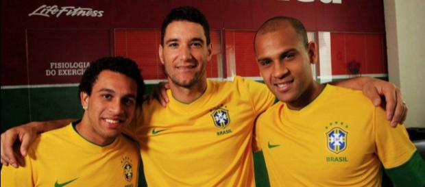Jogador em sua primeira convocação para seleção (Foto: Globo.com) Jogador em sua primeira convocação para seleção (Foto: Globo.com)