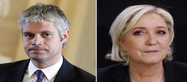 Laurent Wauquiez et Marine Le Pen Laurent Wauquiez et Marine Le Pen