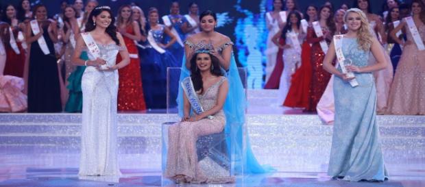 Manushi is crowned Miss World in China.( Image credit -Youtube) Manushi is crowned Miss World in China.( Image credit -Youtube)