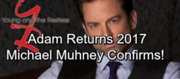 Michael Muhney has not returned to Genoa City (Image via iphotoexpert66 youtube). Michael Muhney has not returned to Genoa City (Image via iphotoexpert66 youtube).