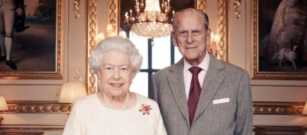 Queen Elizabeth and Prince Philip in the White Drawing Room, Windsor Place (via - Camera Press/ Matt Holyoak) Queen Elizabeth and Prince Philip in the White Drawing Room, Windsor Place (via - Camera Press/ Matt Holyoak)