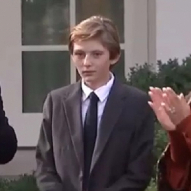 Barron Trump and Melania Trump (Photo via Youtube screenshot/CHANNEL 90 Seconds Newsroom)