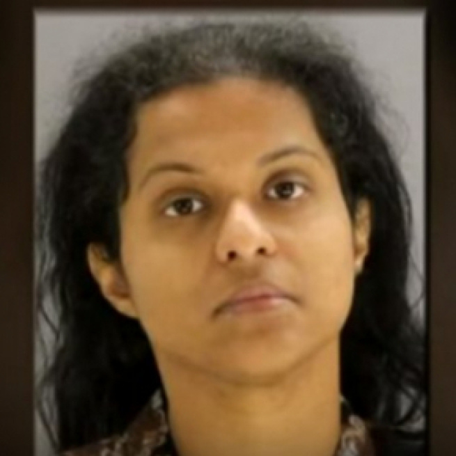 Sherin Mathews’ mother, Sini Mathews. (Image from WFAA/YouTube)