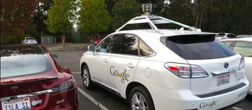 Google’s driverless car. - [Image credit – Steve Jurvetson, Wikimedia Commons]