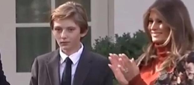 Barron Trump and Melania Trump (Photo via Youtube screenshot/CHANNEL 90 Seconds Newsroom) Barron Trump and Melania Trump (Photo via Youtube screenshot/CHANNEL 90 Seconds Newsroom)