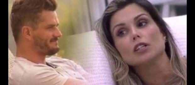 Flavia e Marcos entram em conflito novamente Flavia e Marcos entram em conflito novamente