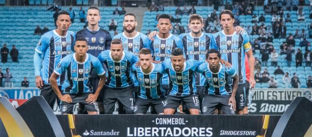 Grêmio em partida da Libertadores (Foto: Manoel Petry) Grêmio em partida da Libertadores (Foto: Manoel Petry)