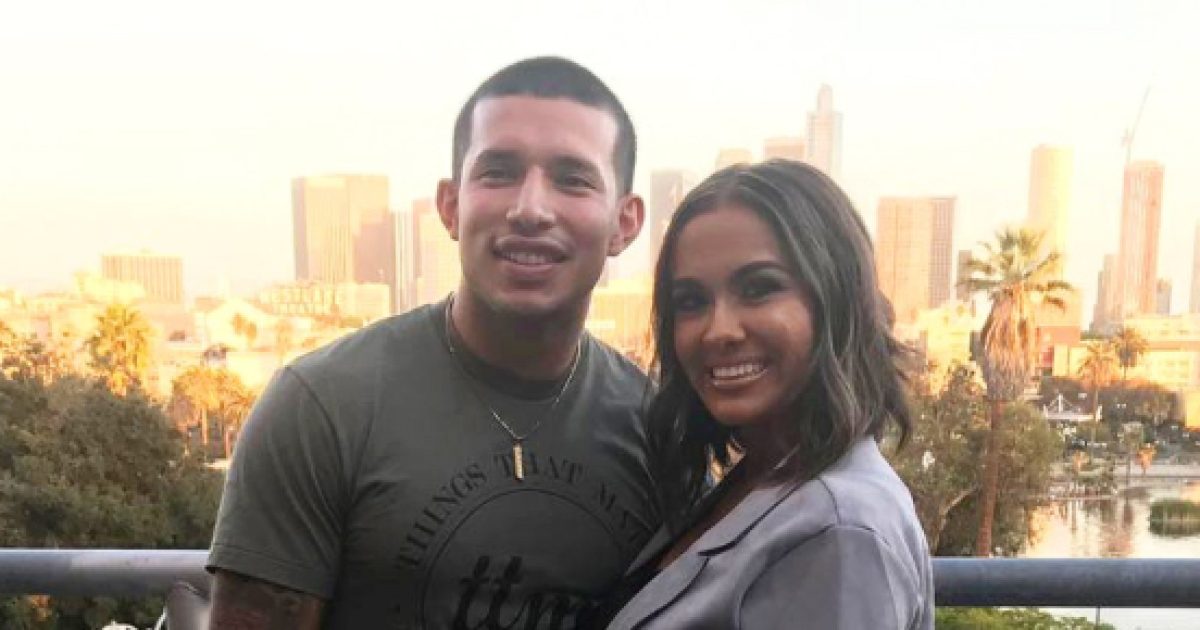 Javi Marroquin and Briana DeJesus are one big happy family