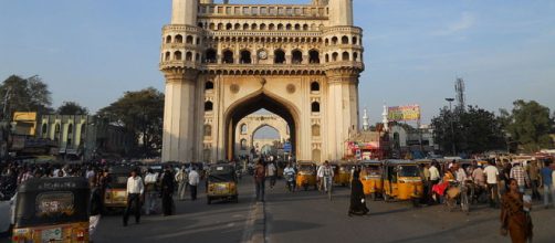 Char Minar, a monument in Hyderabad, India (Image credit – Hari Om Prakash,/Wikimedia Commons)