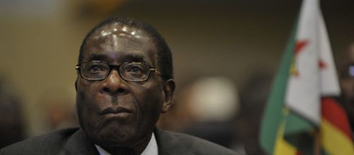 Former Zimbabwe president Robert Mugabe...(Image Credit: Defenselmagery/Youtube screencap)