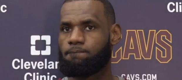 LeBron James seems happy with the Cavs' 5-game winning streak (via YouTube - The Highlight Laboratory) LeBron James seems happy with the Cavs' 5-game winning streak (via YouTube - The Highlight Laboratory)
