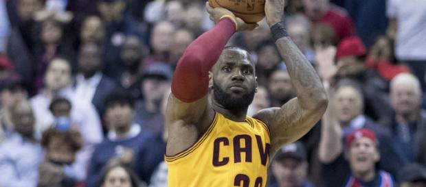 LeBron James talks about the Boston Celtics and their win streak. Image Credit: Keith Allison / Flickr LeBron James talks about the Boston Celtics and their win streak. Image Credit: Keith Allison / Flickr