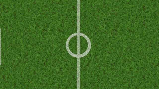 Un campo da calcio con il manto d'erba