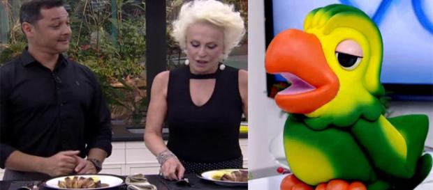 Ela não estaria comendo laranja devido a uma promessa ( Reprodução - Globo ) Ela não estaria comendo laranja devido a uma promessa ( Reprodução - Globo )