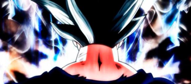 Goku recuperando su energía perdida Goku recuperando su energía perdida