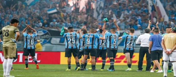 Grêmio bate o Lanús e precisa apenas de um empate para ser tri da Libertadores / Foto: Facebook Oficial Grêmio FBPA Grêmio bate o Lanús e precisa apenas de um empate para ser tri da Libertadores / Foto: Facebook Oficial Grêmio FBPA
