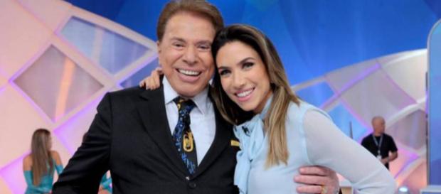 Silvio Santos e a filha Patrícia Abravanel Silvio Santos e a filha Patrícia Abravanel