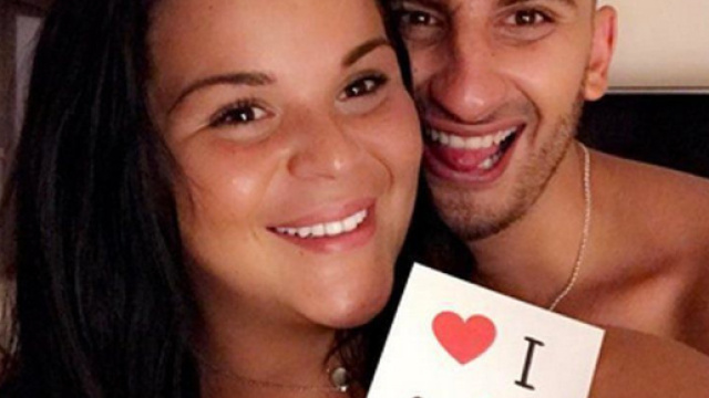 Sarah Fraisou et son petit ami