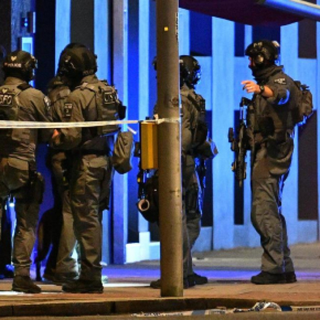 Armed police attended the incident in Oxford Circus which caused mass panic on Black Friday.